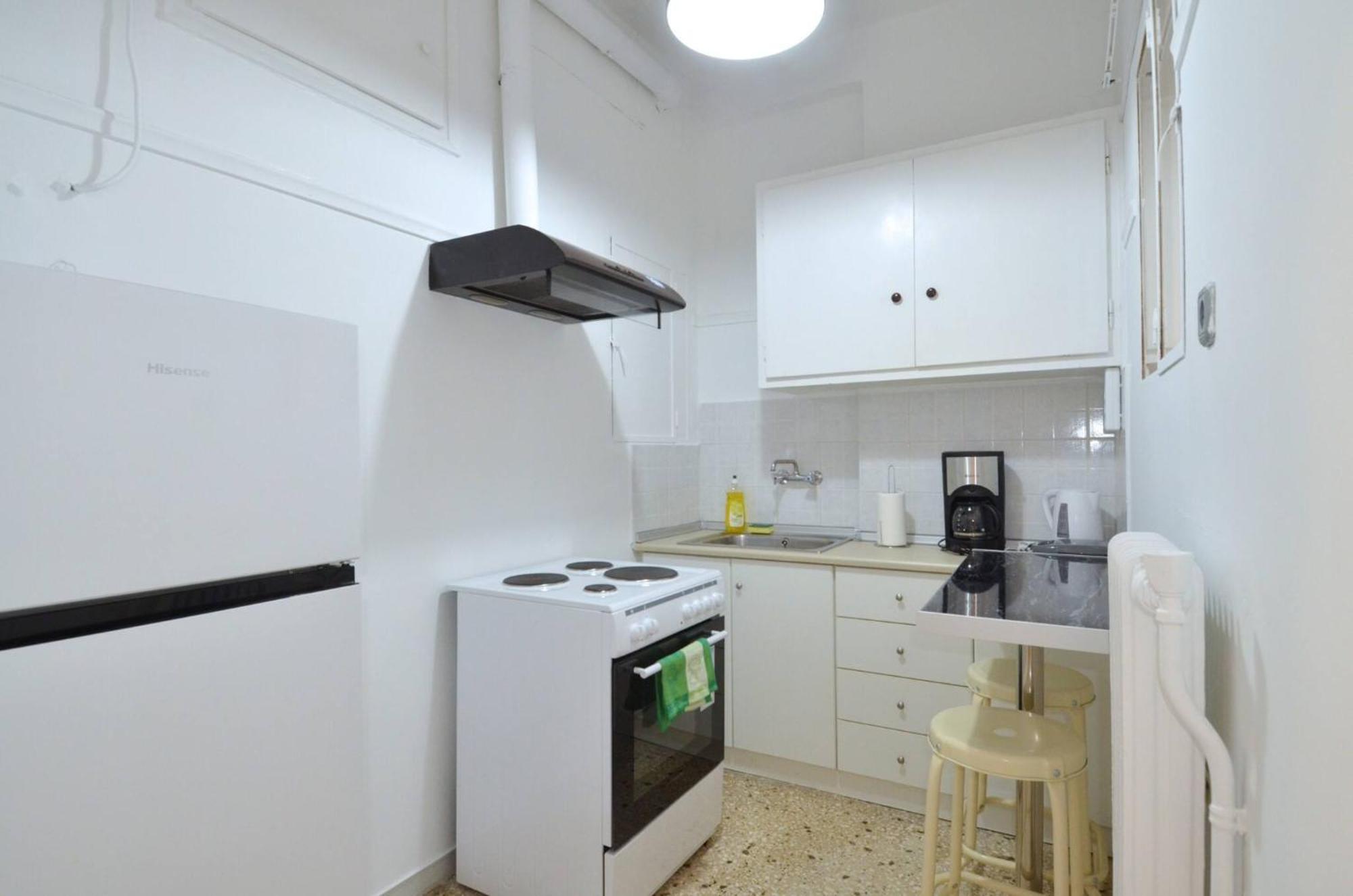 A Cozy Minimal Apartment At Koukaki, Dimitrako... Atena Exterior foto